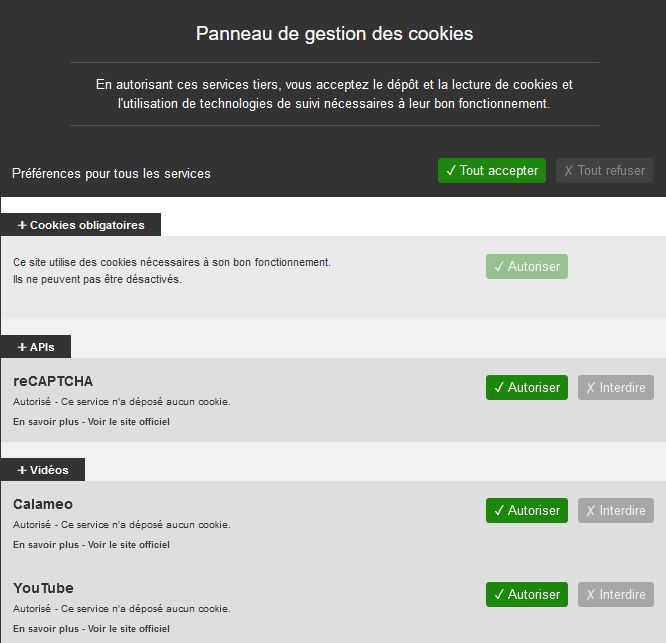 visuel choix des cookies